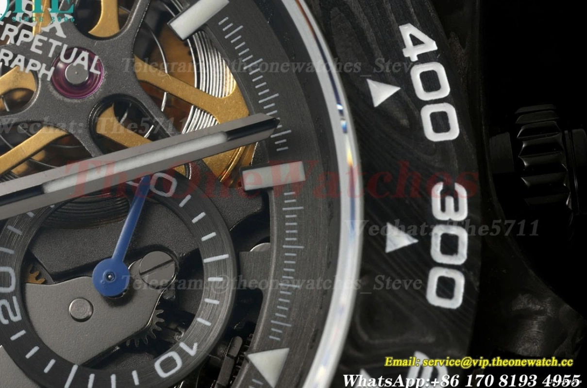 Daytona Carbon Black Diw Dial NY Skeleton N6F DD4801 40mm 0424